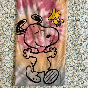 Tie dye snoopy tshirt